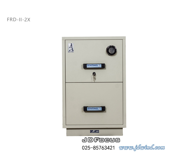 南京防火柜泰格FRD-II-2X，南京防火资料柜两抽