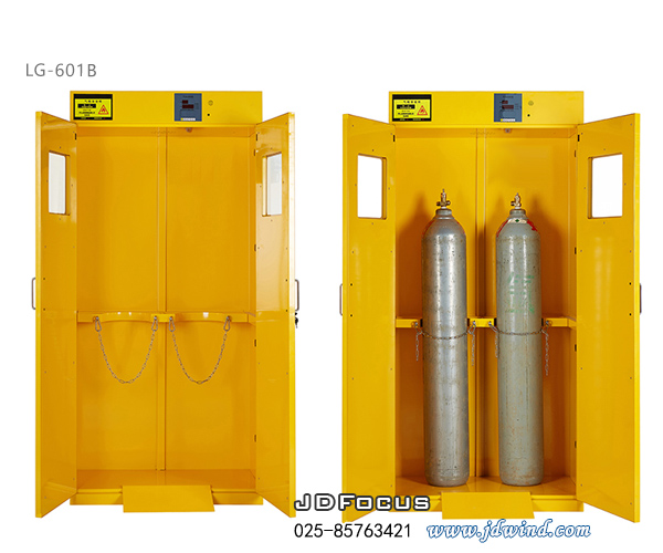 南京钢瓶柜LG-601B黄色示意图
