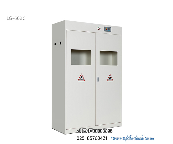 南京钢瓶柜LG-602C三瓶，南京防爆钢瓶柜LG-602C灰白，南京实验室设备